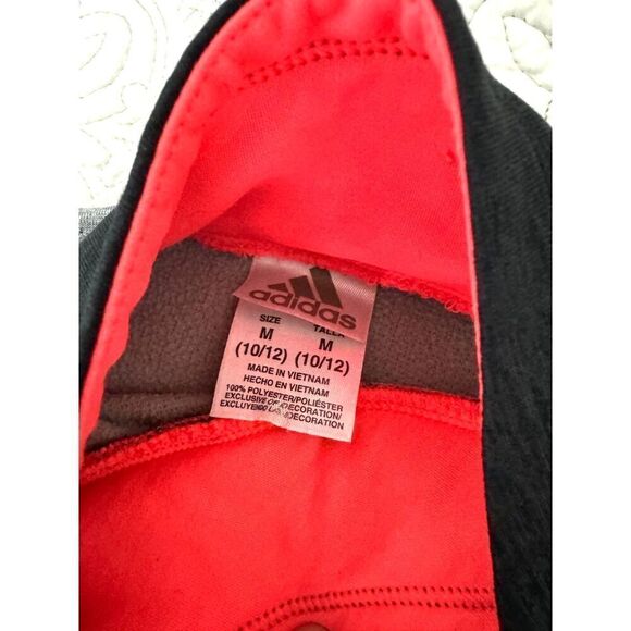 Girls' Adidas Colorblock Sweatshirt w/ Pockets Sz M (10-12)EUC Black, Pink, Grey - Picture 7 of 12